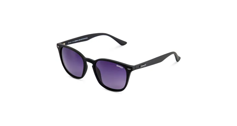 2025 Sinner Dagmar Sunglasses Matte Black/Smoke Polarized Lens